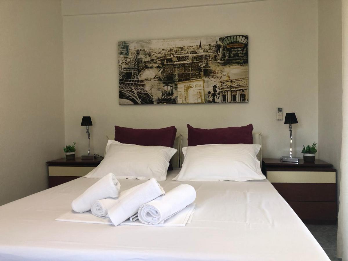 Plaisir Rooms Makriammos Bagian luar foto